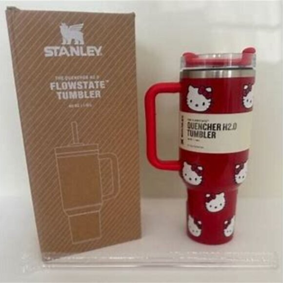 Hello Kitty Stanley, 40oz! Red with glitter! - Picture 1 of 4